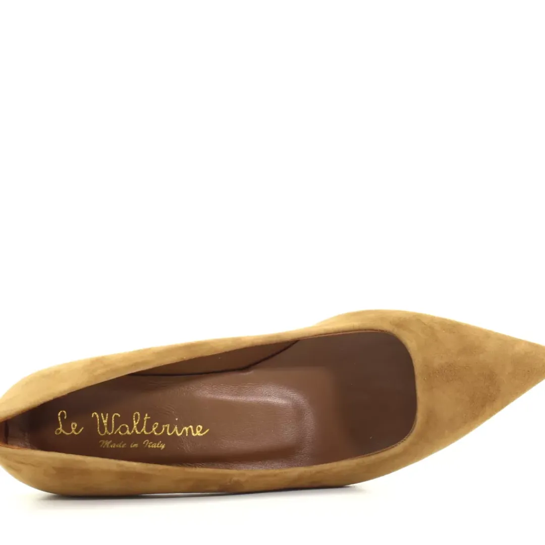 Decollete Perla Beige, Cuoio