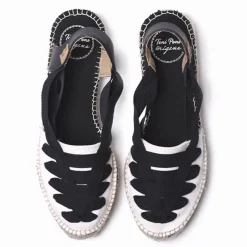 Espadrillas Janeiro Bianco, Nero