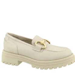 Mocassino Albert Beige, Bianco
