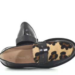 Mocassino Jimmy Animalier, Nero