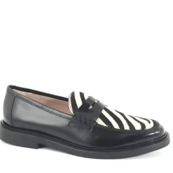Mocassino Jimmy Animalier, Nero