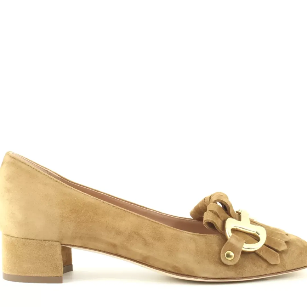 Mocassino Lizzy Beige, Cuoio