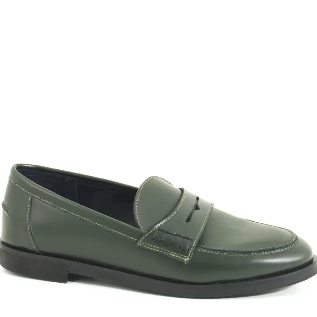 Mocassino Penny Verde