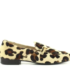 Mocassino Varenne Animalier, Leopardo