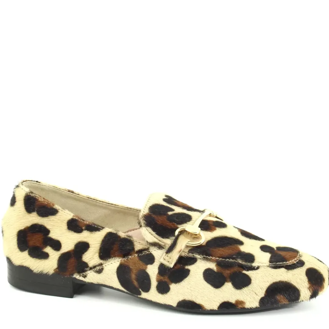 Mocassino Varenne Animalier, Leopardo