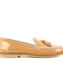 Mocassino Walt Beige, Cuoio