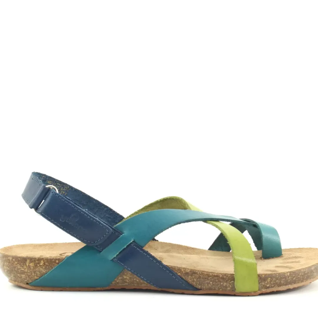 Sandalo Ibiza 718 Blu, Multicolor