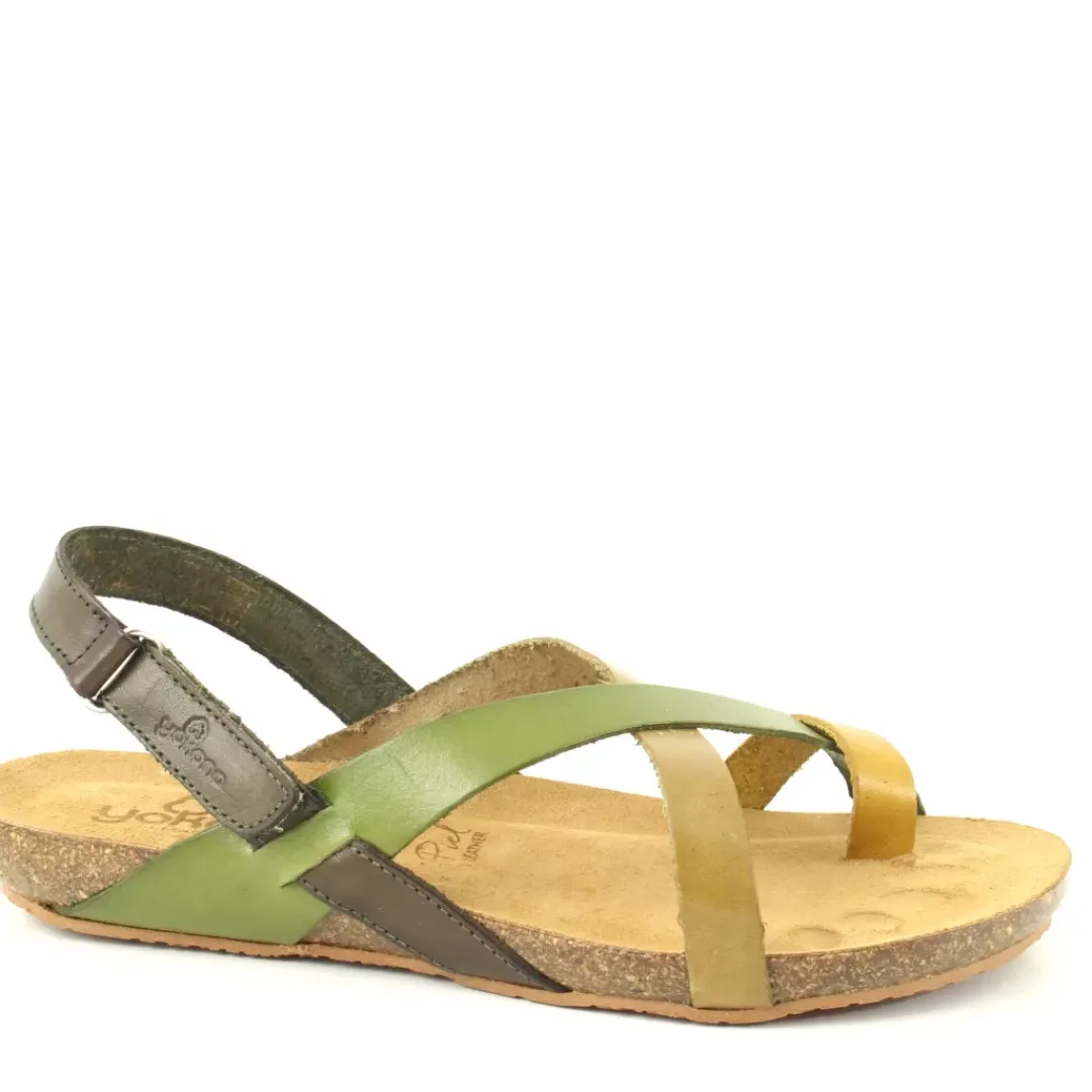 Sandalo Ibiza 718 Multicolor, Verde