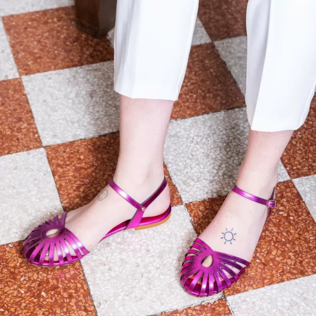 Sandalo Ludovica Fucsia, Rosa