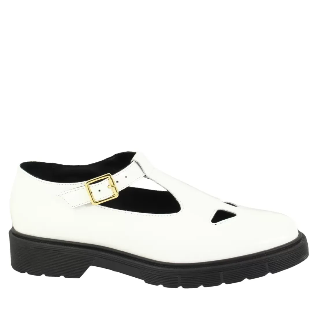 Scarpa Due Buchi Willy Bianco