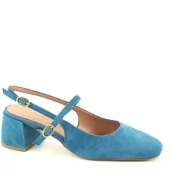 Slingback Amabel Azzurro