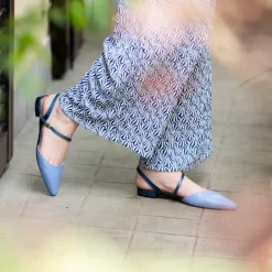 Slingback Betty Azzurro