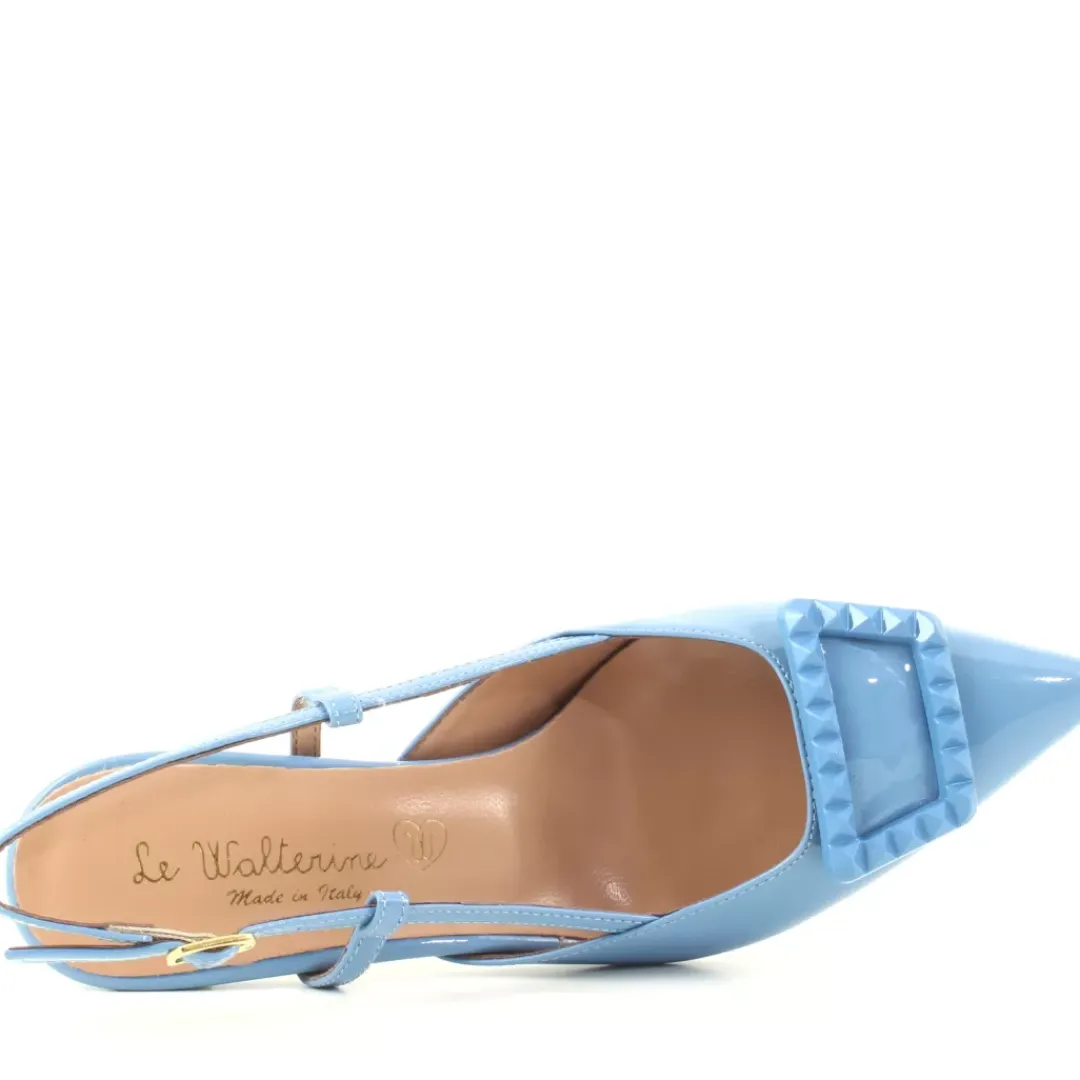 Slingback Emily Azzurro