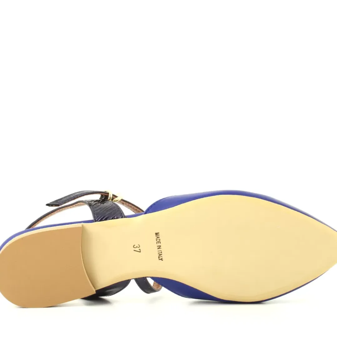 Slingback Flora Blu