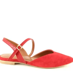 Slingback Flora Rosso