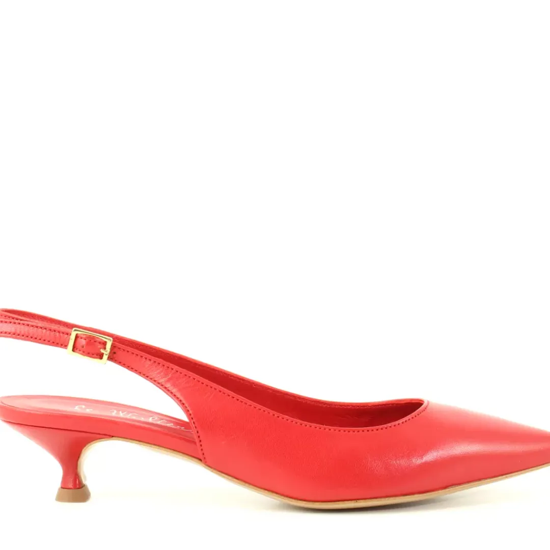 Slingback Lulu Rosso