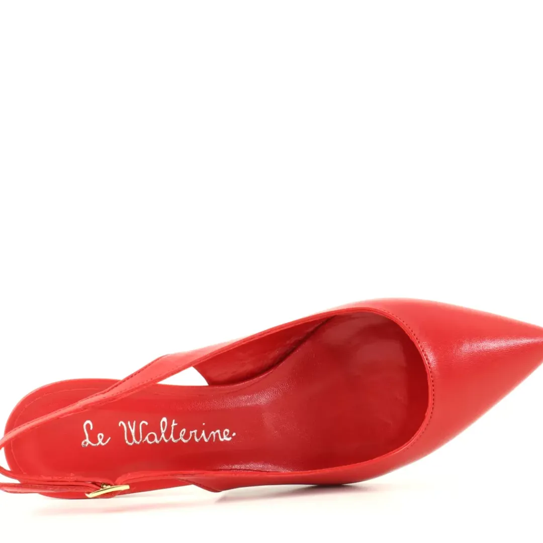 Slingback Lulu Rosso