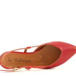 Slingback Mara Rosso