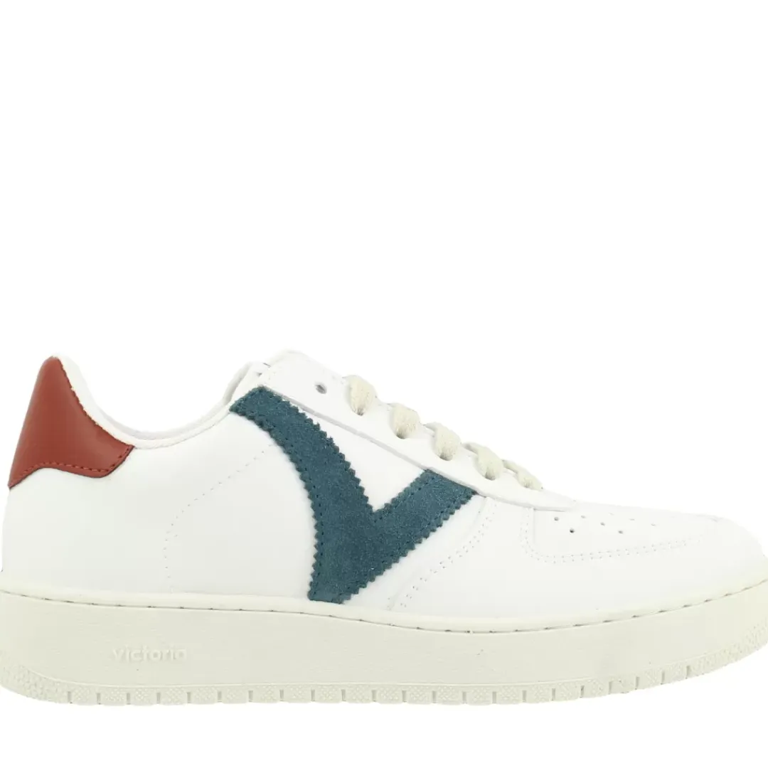 Sneaker 1258201 Bianco, Petrolio