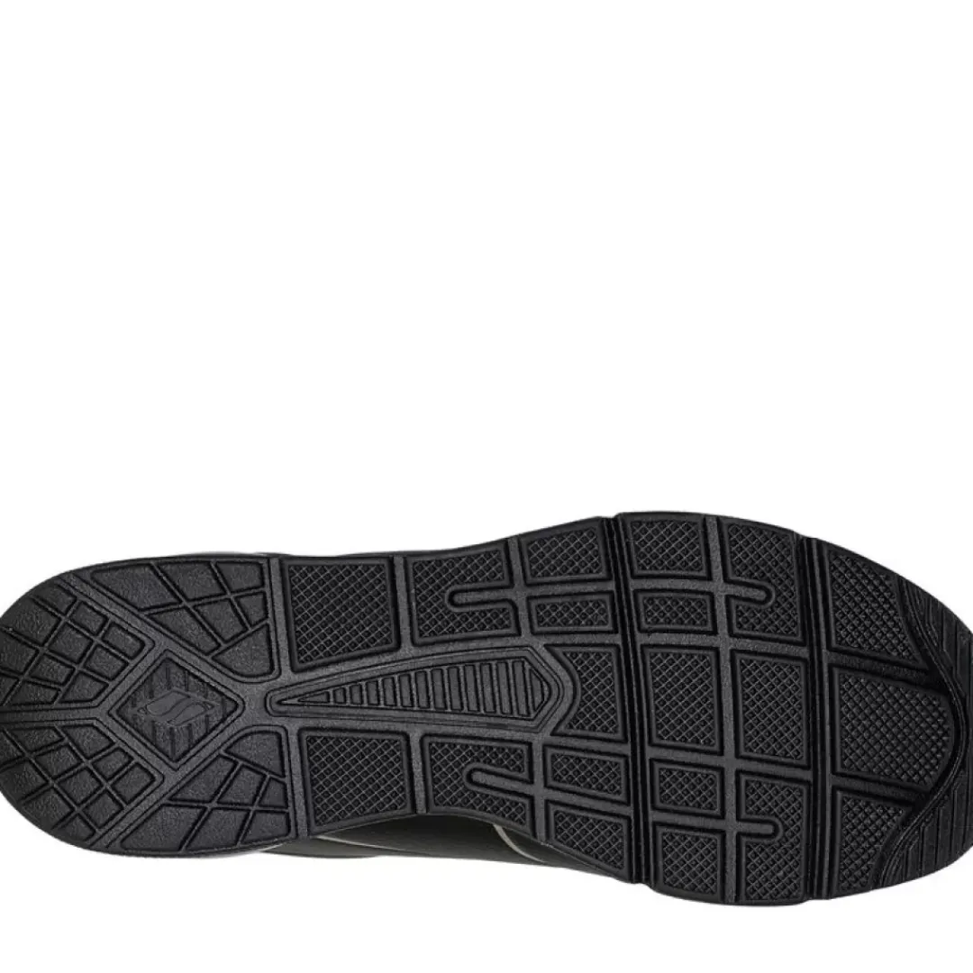 Sneaker Uno Gold 155637 Nero, Oro