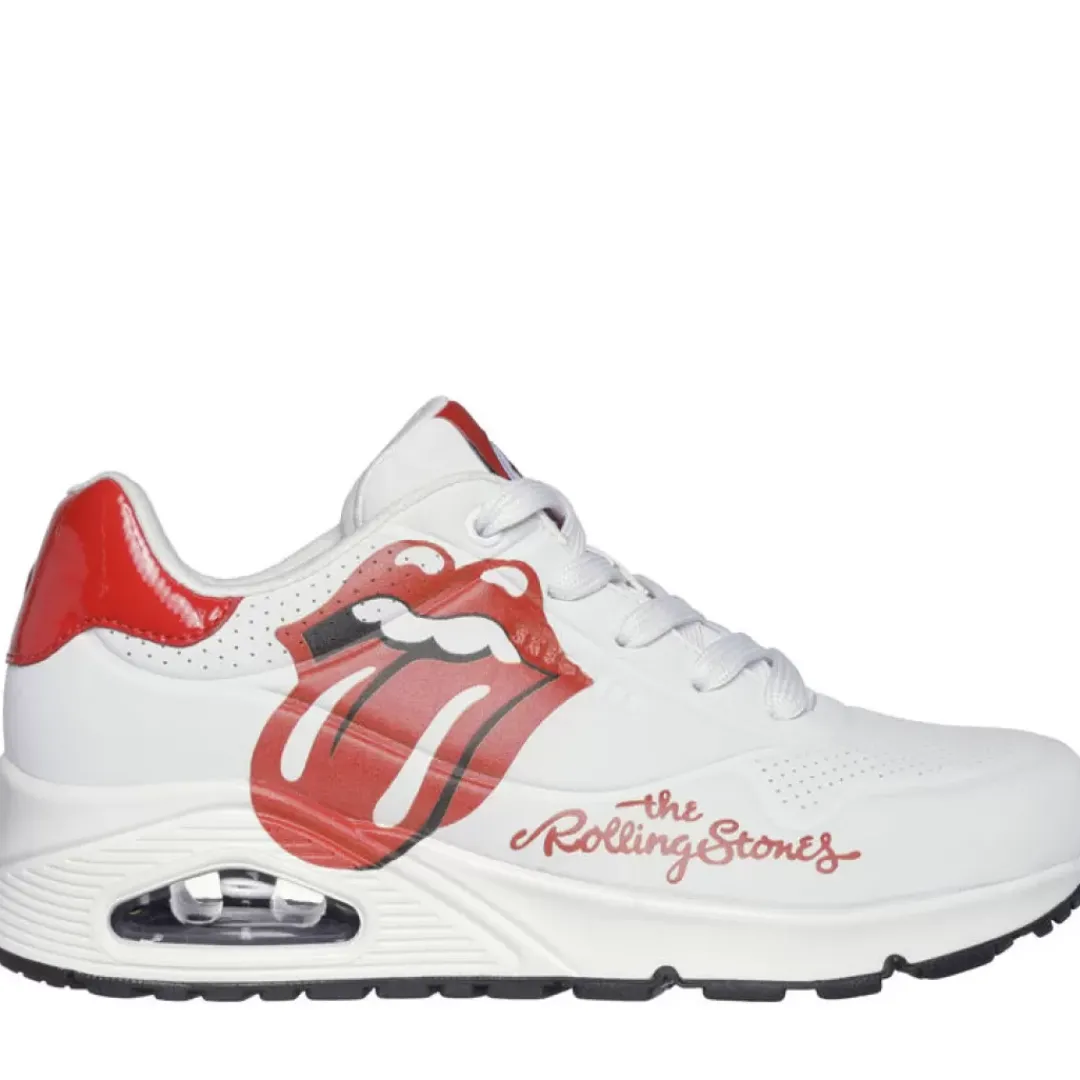 Sneaker Uno Rolling Stones 177965 Bianco