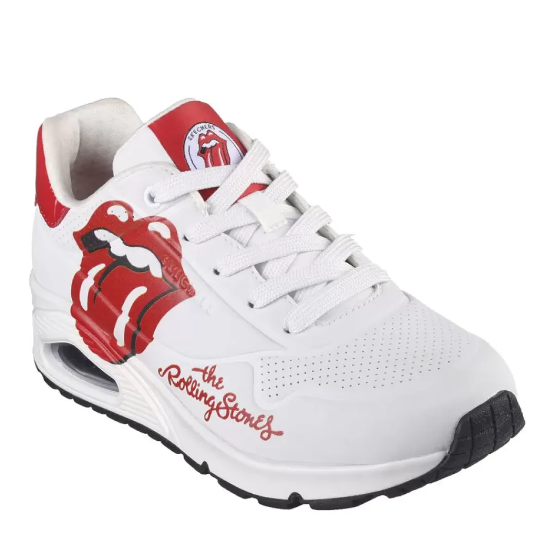 Sneaker Uno Rolling Stones 177965 Bianco