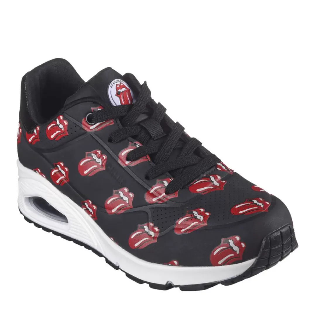 Sneaker Uno Rolling Stones 177964 Nero