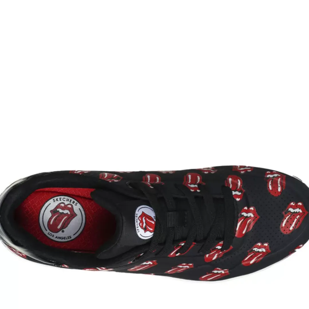 Sneaker Uno Rolling Stones 177964 Nero