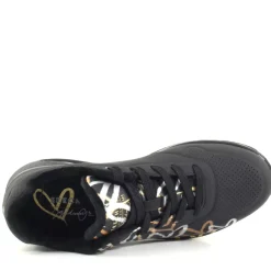Sneaker Uno-Loving 155523 Nero, Oro