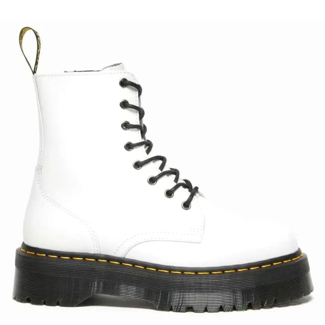 Stivaletto Jadon Polished Smooth Bianco