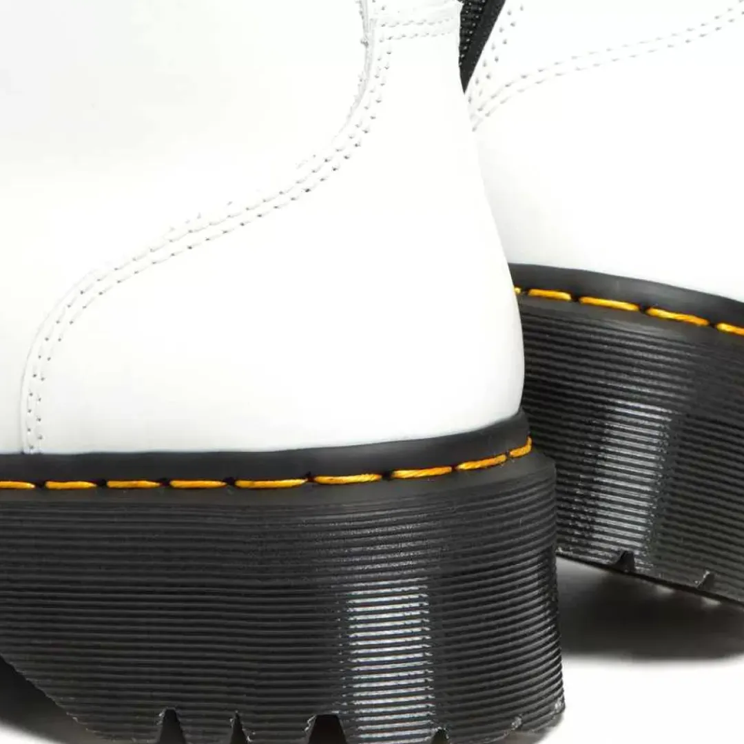 Stivaletto Jadon Polished Smooth Bianco