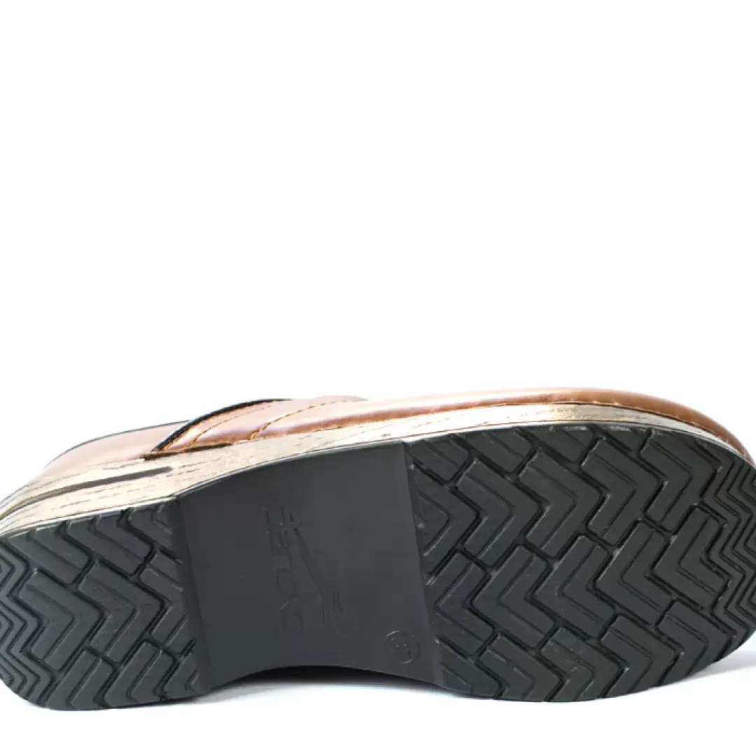 Zoccolo Professional Cuoio, Marrone